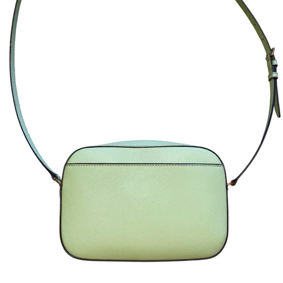 Michael Kors Jet Set Large Saffiano Leather Crossbody Bag in Sage - Picture 5 of 10